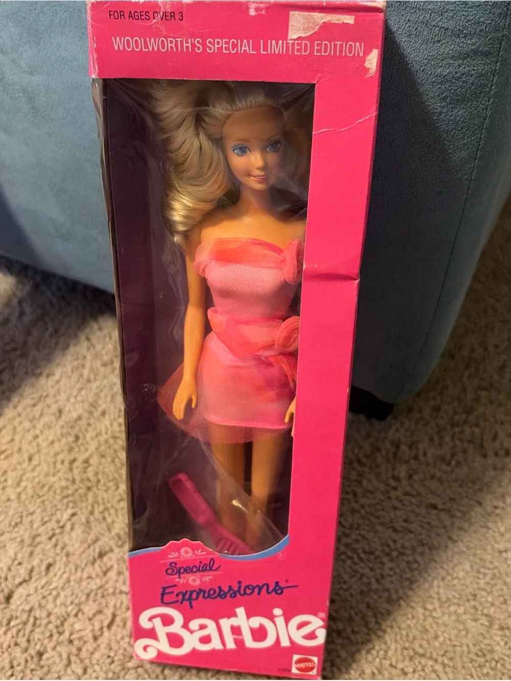 Barbie Woolworth's Special Limited Edition Doll in Hot Pink Dress
